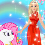 Barbie at Pony Dressup